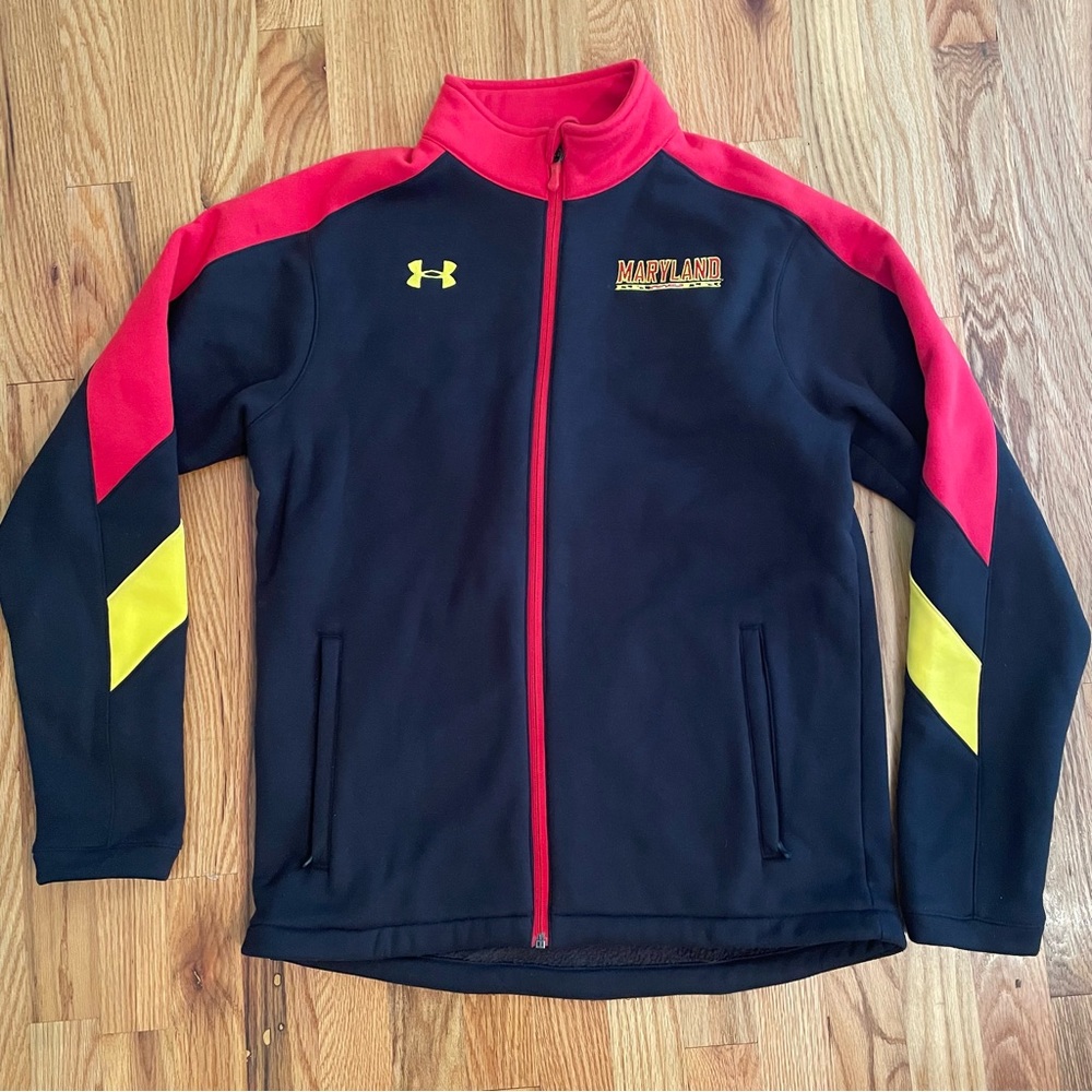 Mens zip up jacket size small university of Maryland